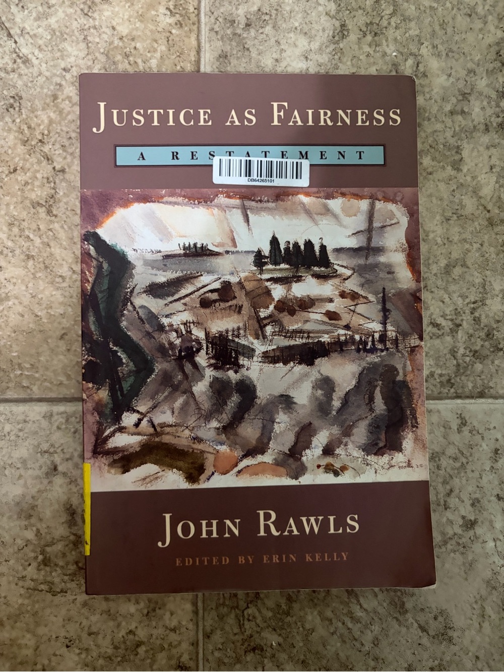 “Justice as Fairness: A Restatement” Paperback Book by J. Rawls